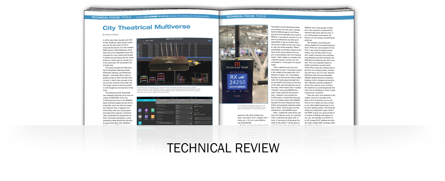 Multiverse Technical Review in Lighting&Sound America