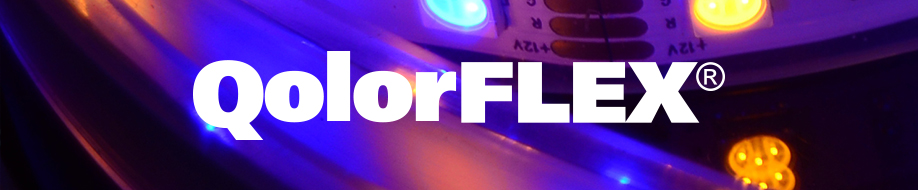 QolorFLEX brand of professional LED tape lighting products