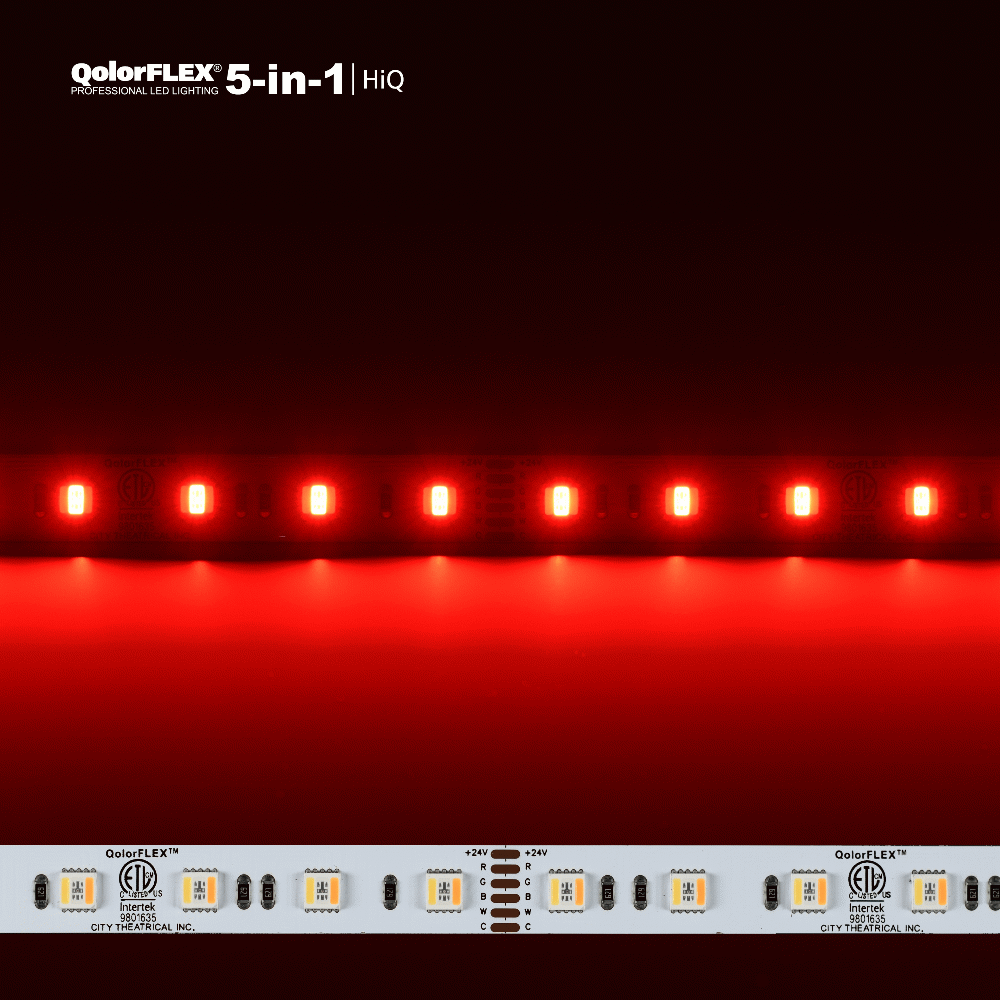 Lumistrips Starter-Set LumiFlex COB LED Strip with continuous light warm  white CRI90 2700K 5690lm 24V 5m roll with driver and dimmer