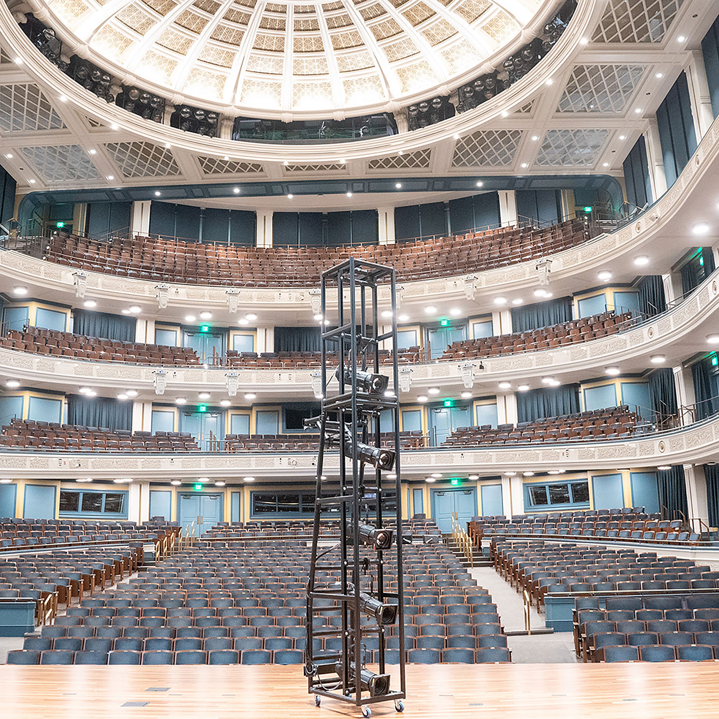 Fisher Center Belmont University dance boom Multiverse wireless DMX case study