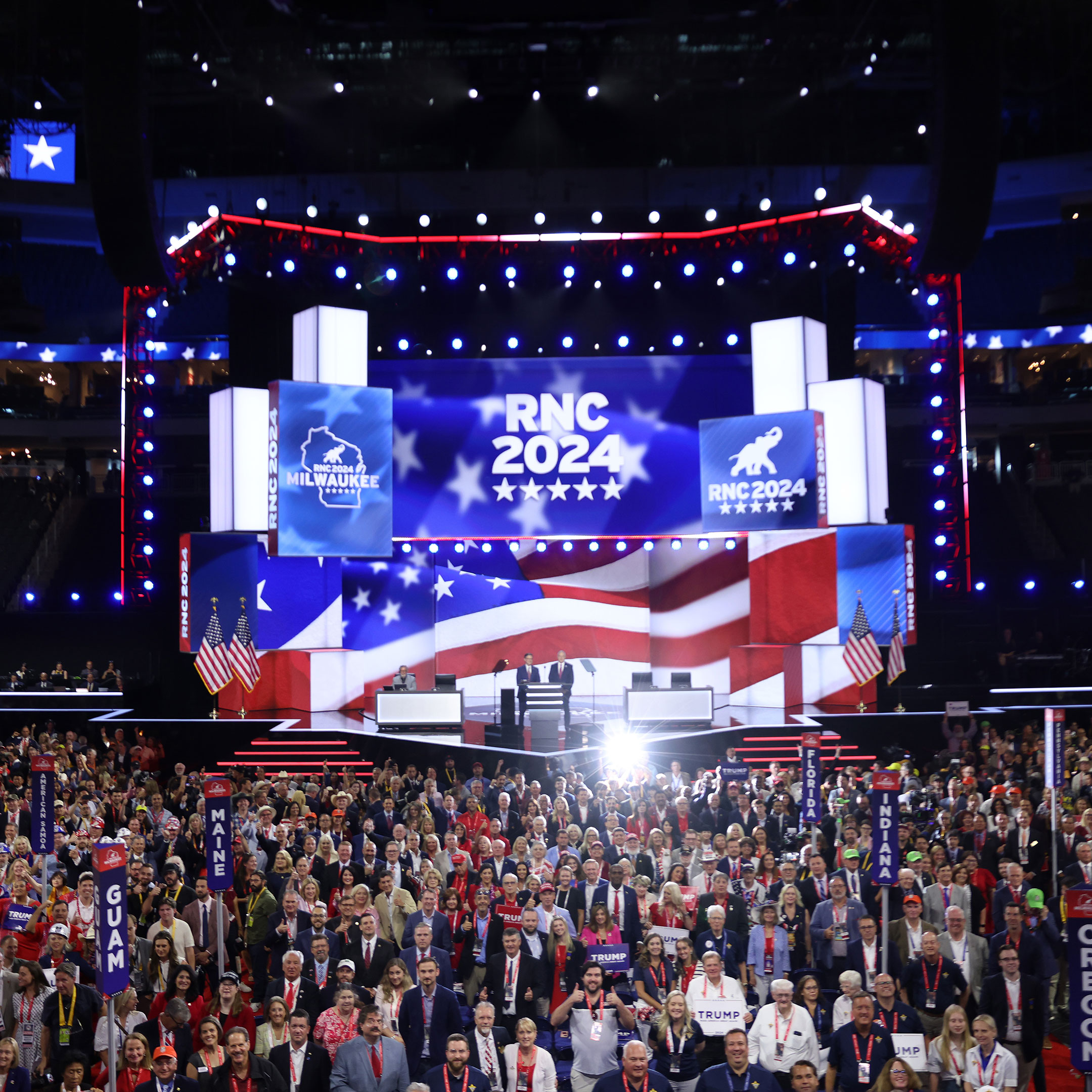 RNC Day 1. Photo by Chip Somodevilla/Getty Images.