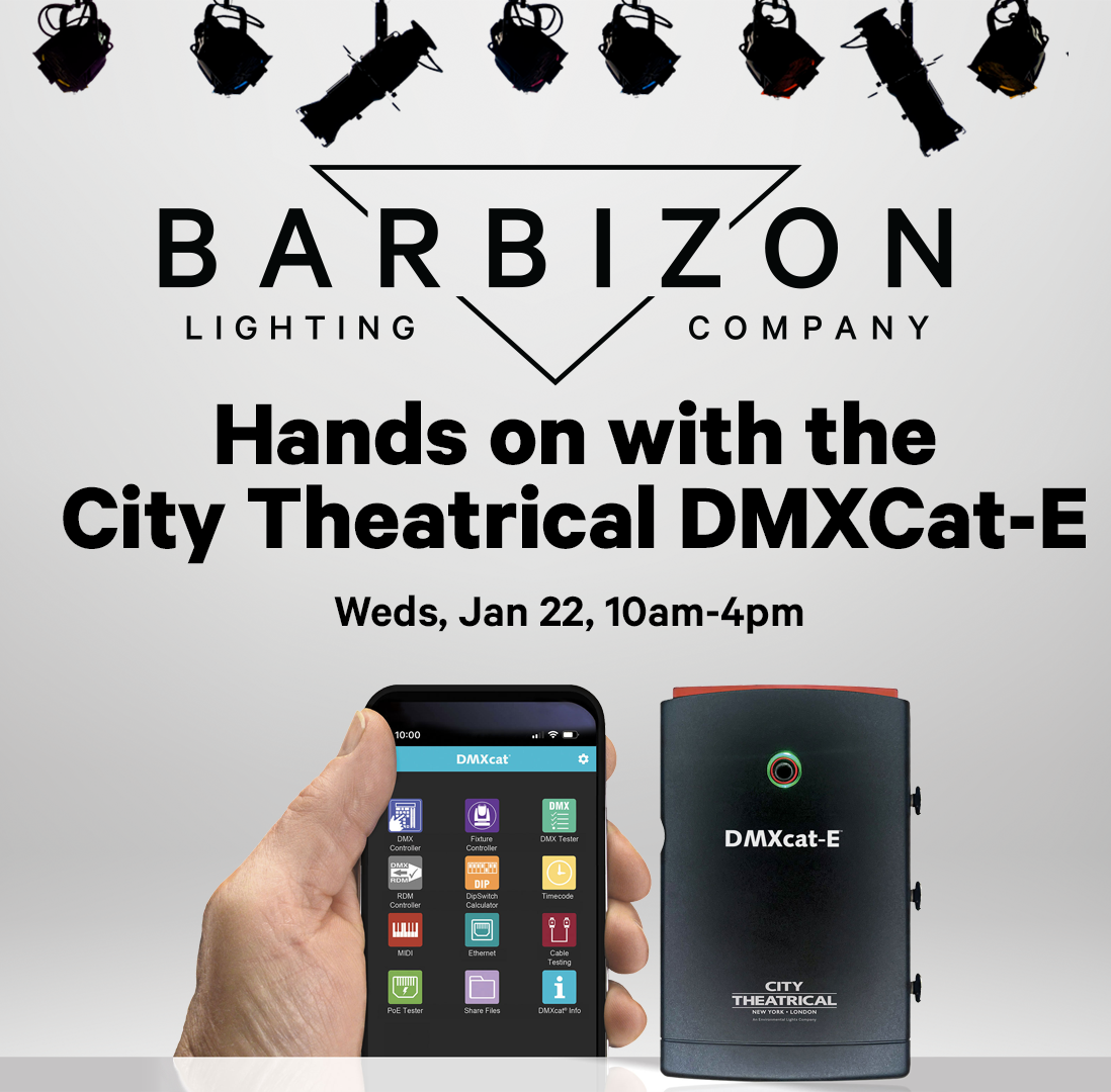 2024-01-10 DMXcat-E at Barbizon event square