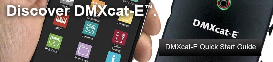 2024-12 DMXcat-E Quick Start Guide banner