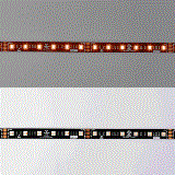 RGB2465K-5050-60-24V-B-5m lit vs unlit