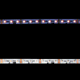 RGB27K-5050-60-12V-5m Eluxtra 4-in-1 LED Strip Light, 12V, Indoor, RGB + 2700K - lit vs unlit