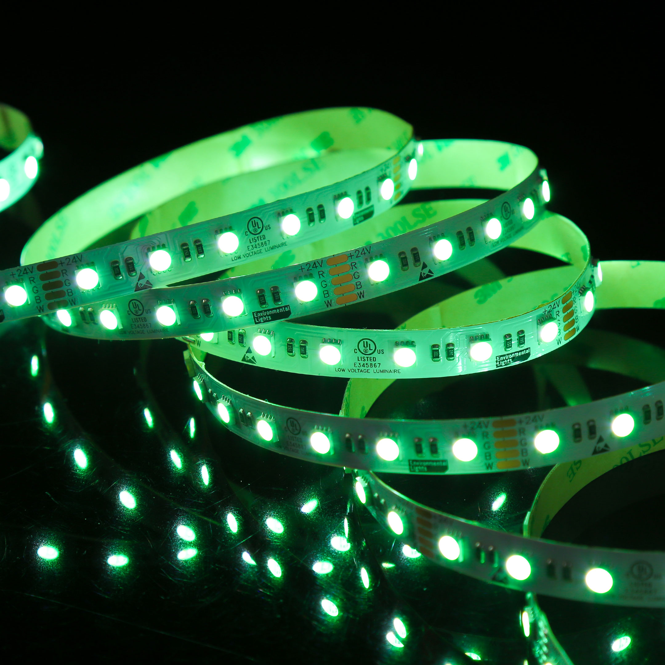 RGB65K-5050-60-24V-5m Eluxtra 4-in-1 LED Strip Light, 24V, Indoor, RGB + 6500K detail 2