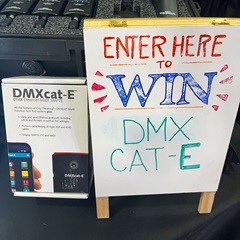 2024-10-04 City Theatrical's first ever DMXcat-E giveaway at Cine Gear Expo Atlanta