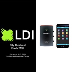 2024-12-02 City Theatrical LDI 2024 Booth 2139 featuring DMXcat-E demos