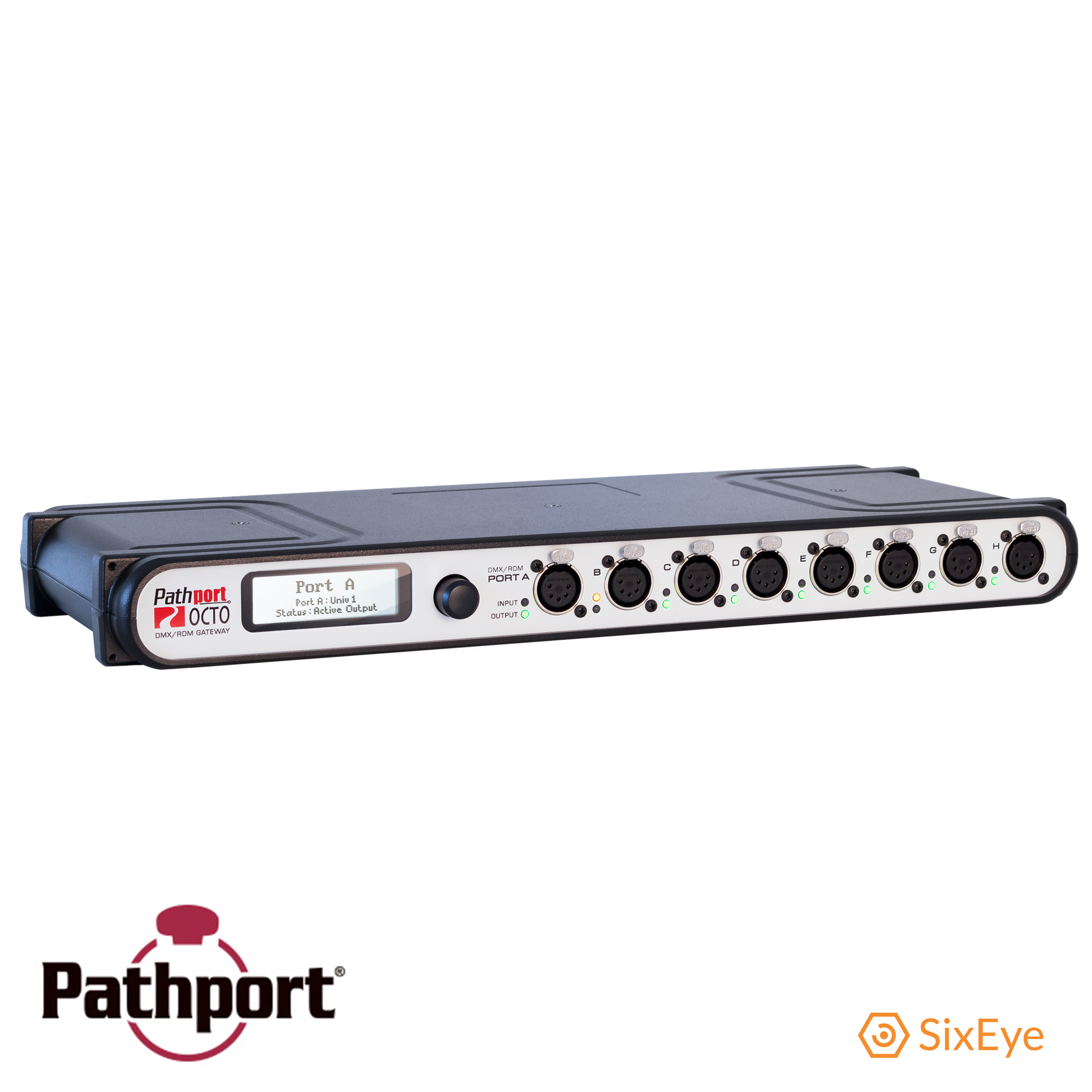 PWPP Wall Mount DMX Gateway, 8-Port