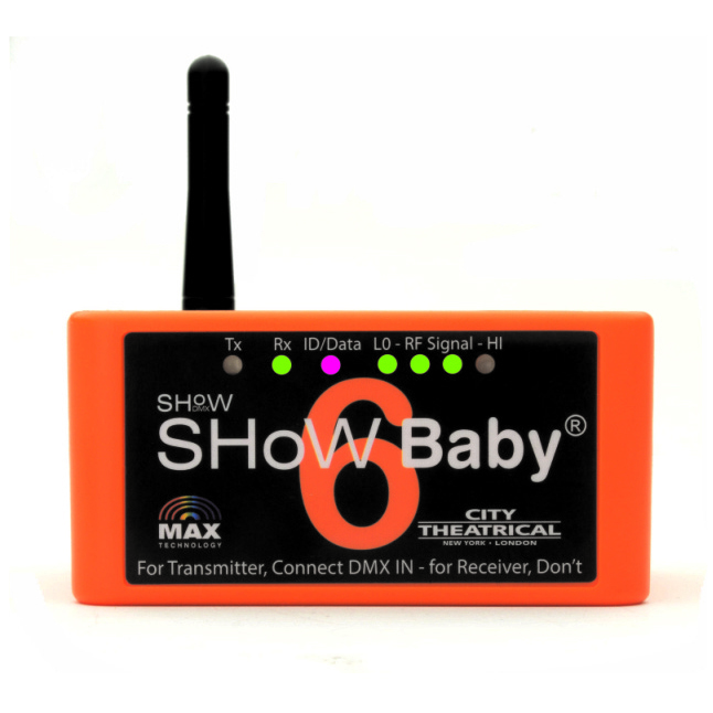 SHoW DMX SHoW Baby® 6 Wireless DMX with Maximum Bandwidth 