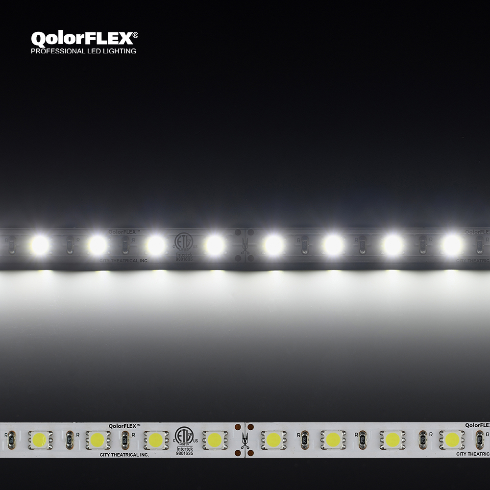 5050-24-CW-60-5-20-1 QolorFLEX LED Tape, 24V Indoor, Cool White