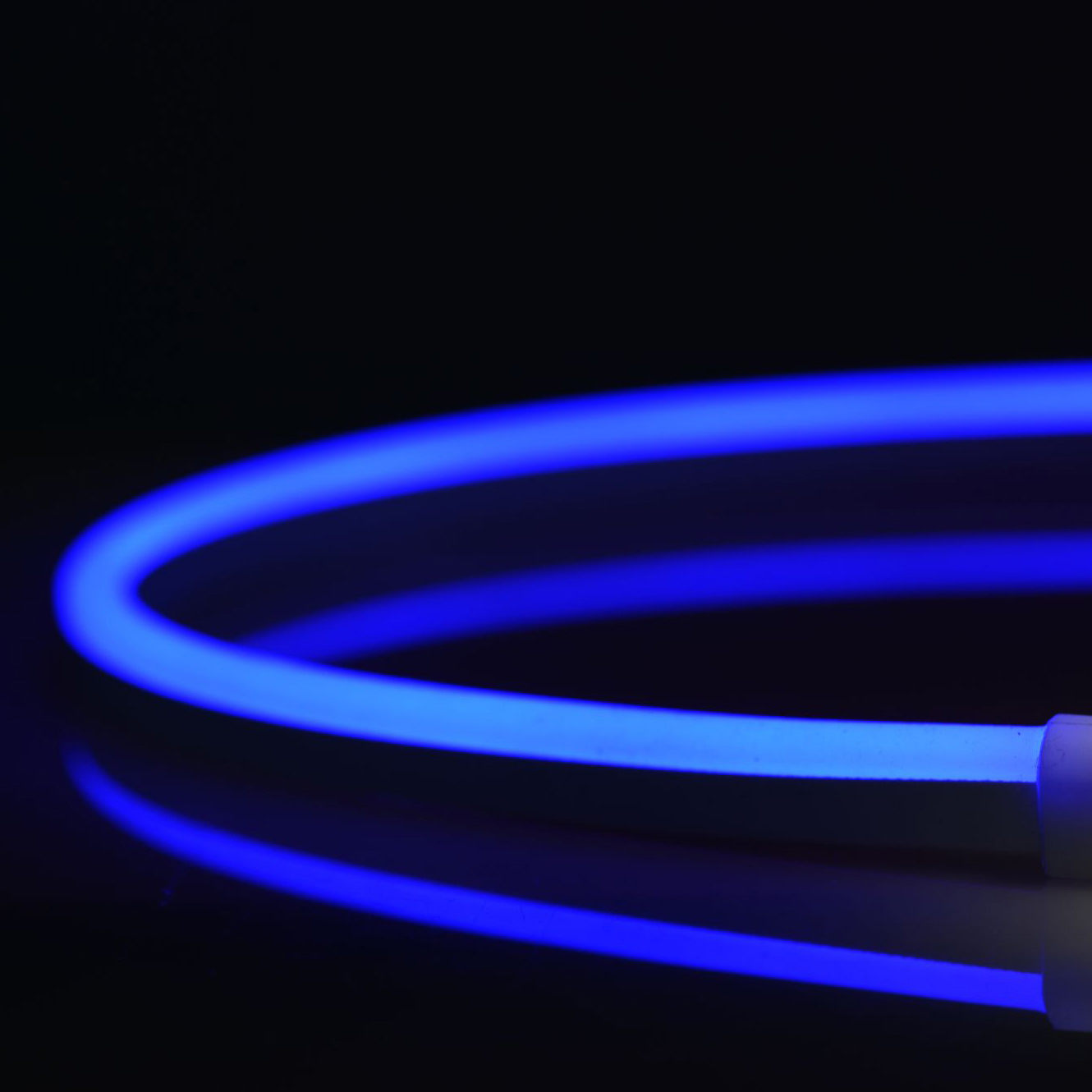 LED Neon Tube Light in 8 Colours with Stand and Wall Clips
